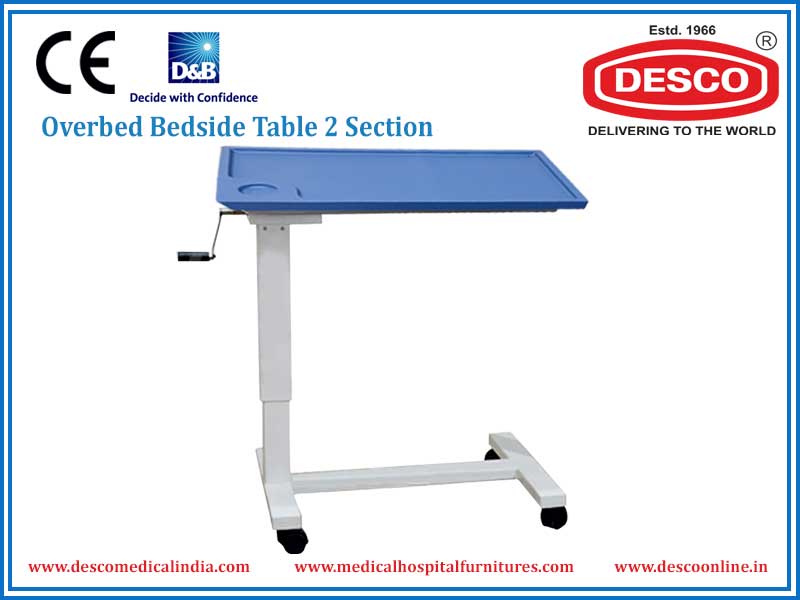 OVERBED BEDSIDE TABLE 2 SECTION