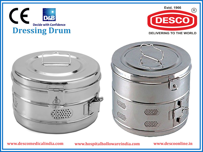 Stainless Steel Dressing Drum