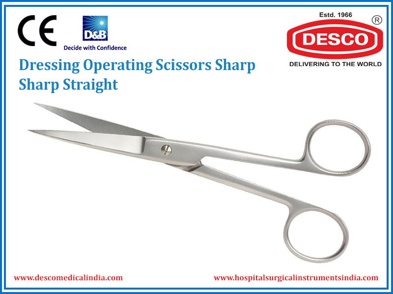 DRESSING OPERATING SCISSORS SHARP SHARP STRAIGHT