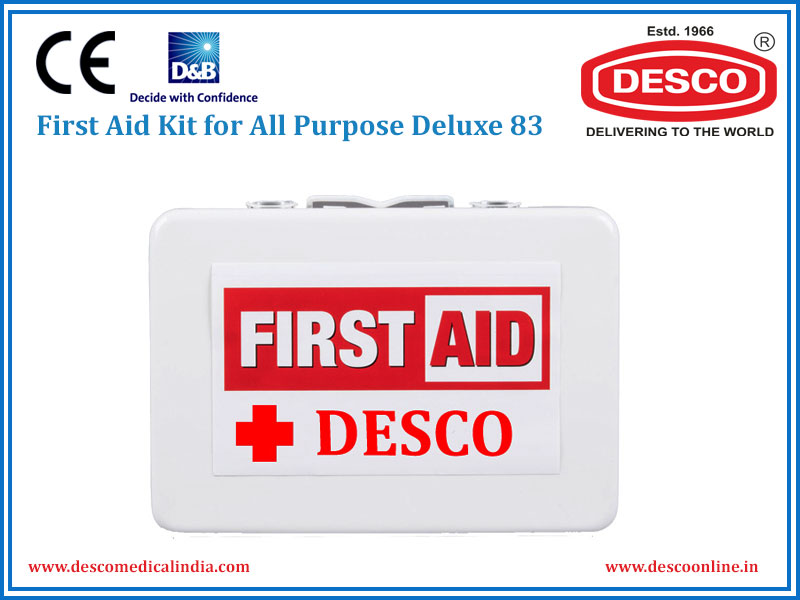 FIRST AID KIT FOR ALL PURPOSE DELUXE 83