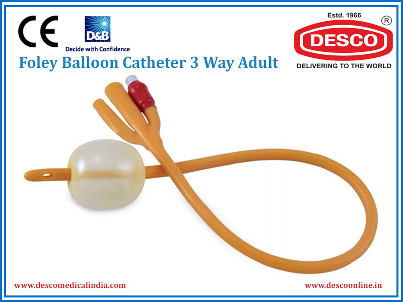 FOLEY BALLOON CATHETER 3 WAY ADULT