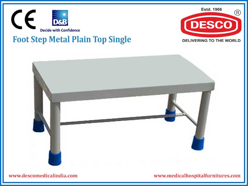 FOOT STEP METAL PLAIN TOP SINGLE