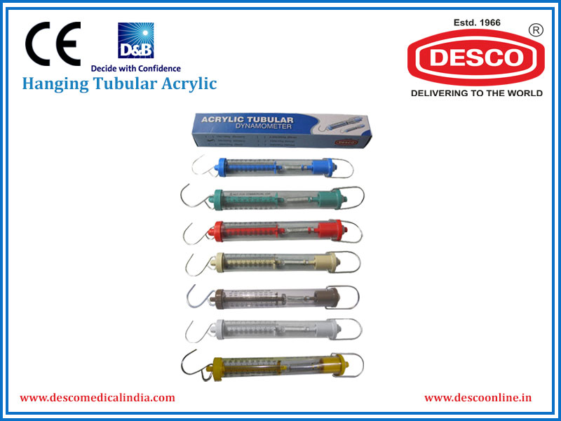 HANGING TUBULAR SCALE ACRYLIC