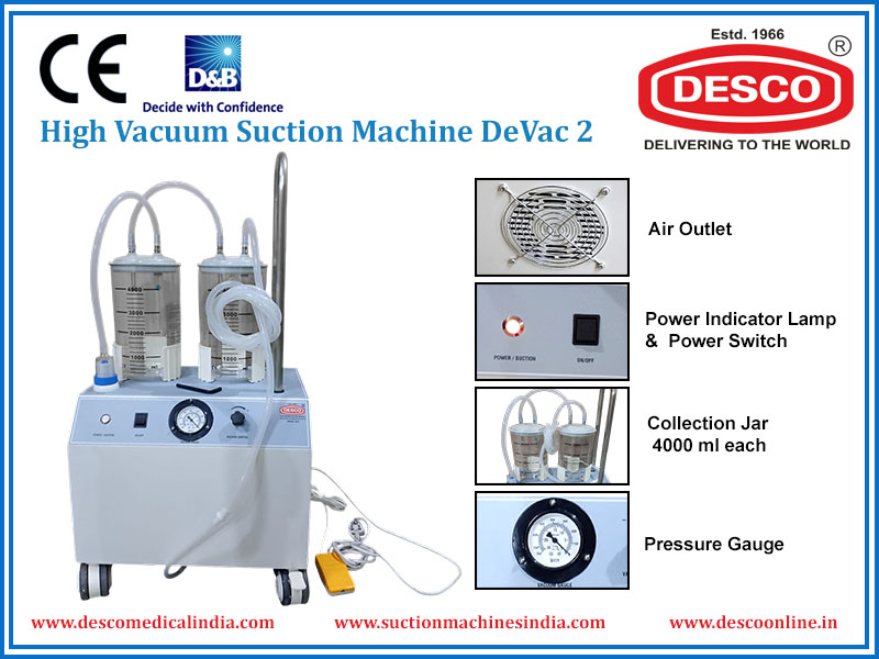 HIGH VACUUM SUCTION MACHINE DEVAC 2