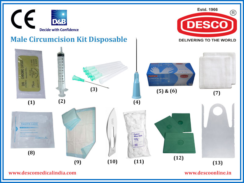 MALE CIRCUMCISION KIT DISPOSABLE