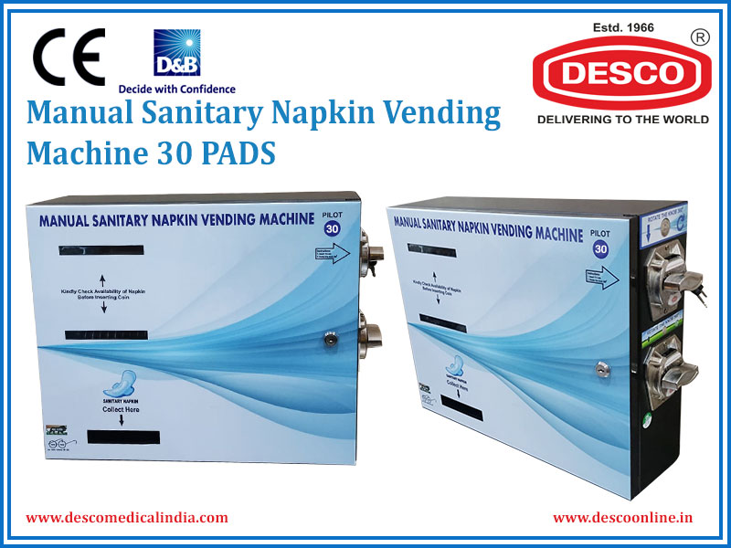 MANUAL SANITARY NAPKIN VENDING MACHINE 30 PADS