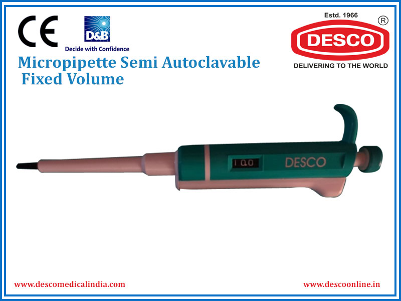 MICROPIPETTE SEMI AUTOCLAVABLE FIXED VOLUME