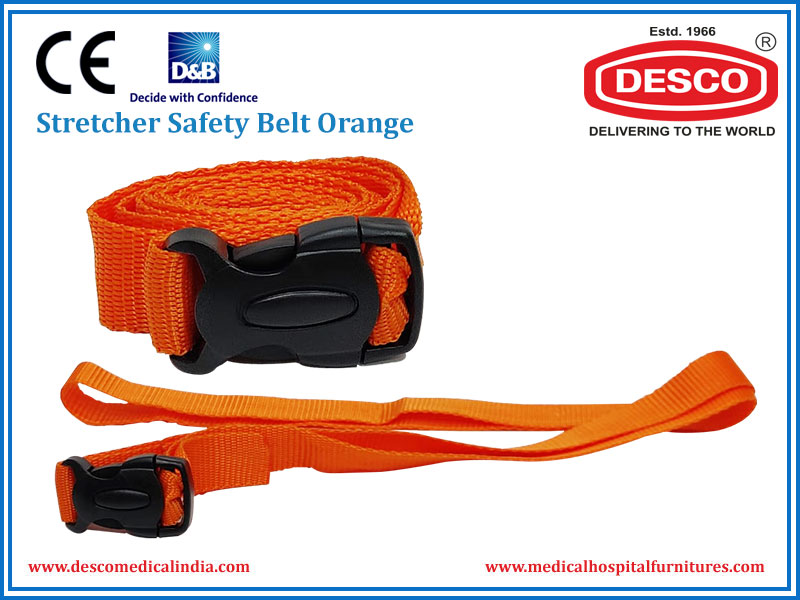 STRETCHER SAFETY BELT ORANGE