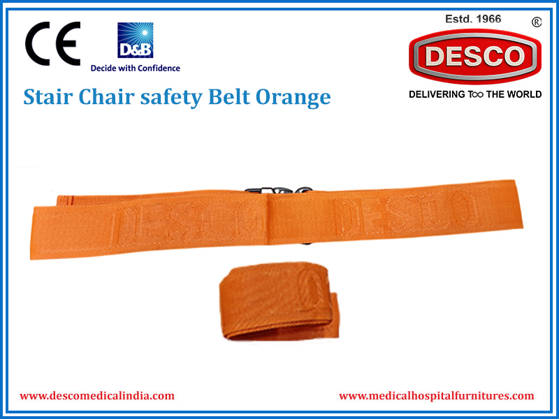 STRETCHER SAFETY BELT ORANGE