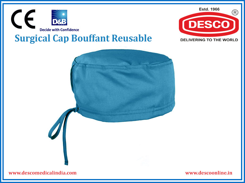 SURGICAL CAP BOUFFANT REUSABLE