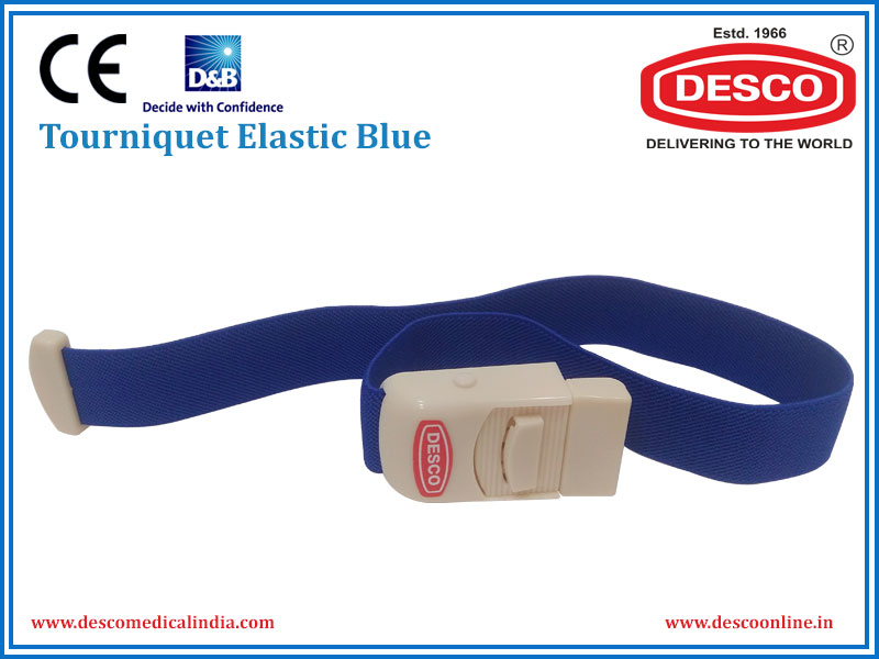 TOURNIQUET ELASTIC BLUE