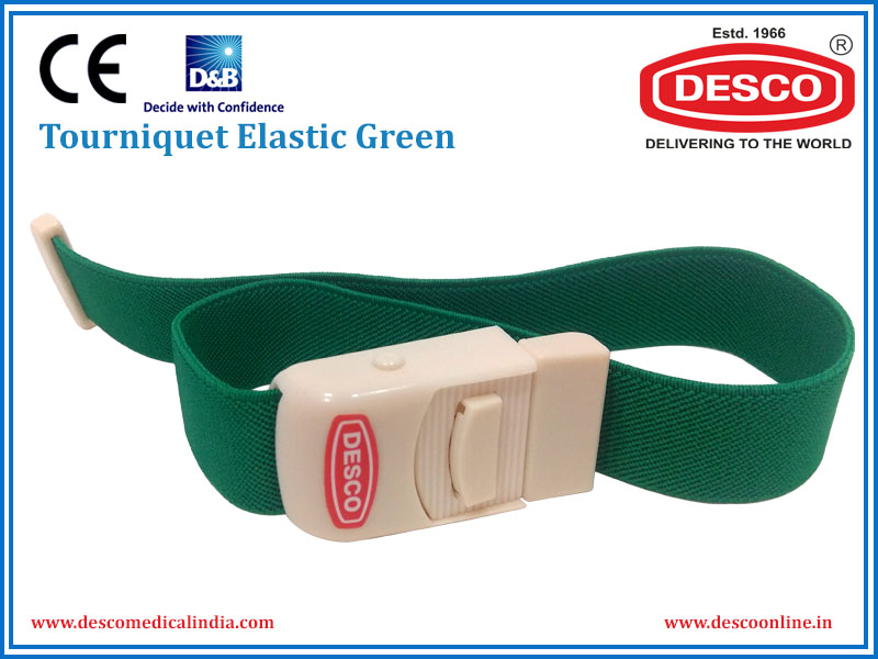 TOURNIQUET ELASTIC GREEN