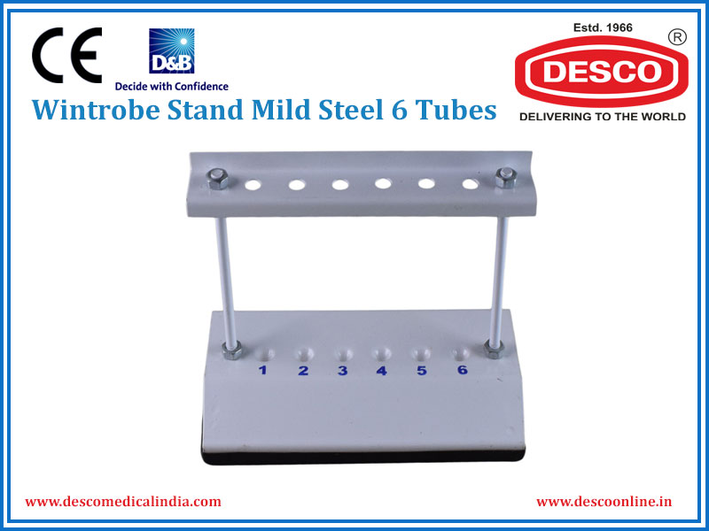 WINTROBE STAND MILD STEEL 6 TUBES